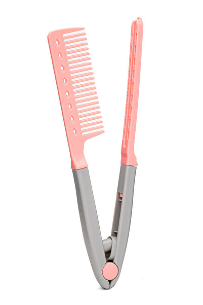 Roesıa Rose Cosmetics Rose Washable, Folding Hair Straightener Tong Comb
