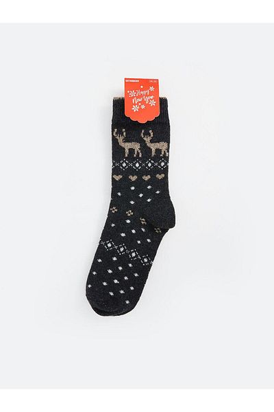 LC Waikiki Коледни дамски чорапи до глезена, комплект от 2 броя (W4)