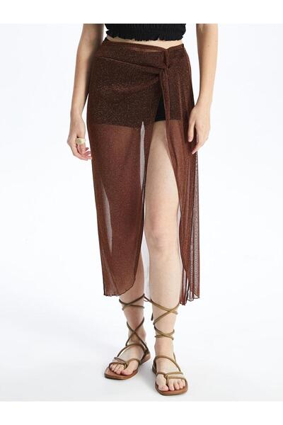 LC Waikiki Glittery Women's Pareo with Elastic Waist (S4)