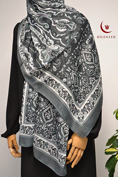 Bilenler Ethnic Patterned Cotton Shawl – 70X190 cm