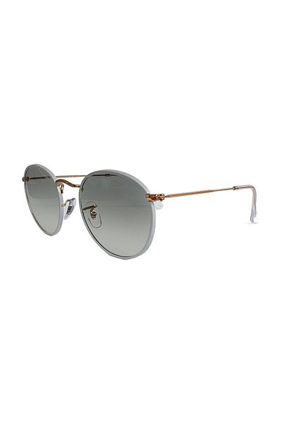 Ray-Ban Ray Ban Man Phantos Round Full Color Sunglasses- Rb 3447jm - Lense Size:50mm - Grey On Legend Gold