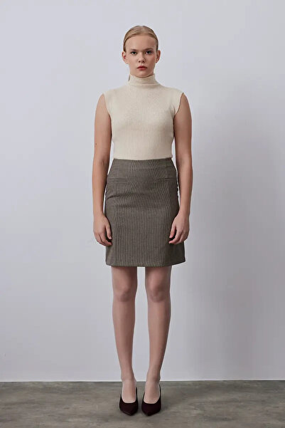 Gusto Fusta maro mini cu rangă