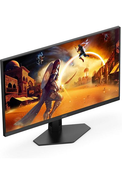 Aoc شاشة ألعاب 24G4XE مقاس 23.8 بوصة - IPS سريعة، معدل تحديث 180 هرتز، وقت استجابة 1 مللي ثانية GTG، FHD، قابلة للتكيف