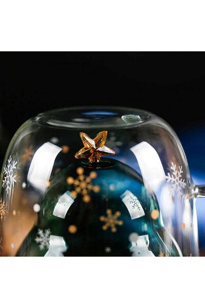 OEM Christmas mug, Mindblower, Oh-Brad-beautiful, double-walled, fir-shaped inside, lid