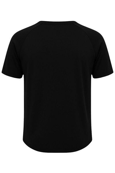 GHASSY CO. Ghassy Co. Ανδρικό μπλουζάκι Raglan Oval Cut 100% βαμβακερό μαλακό με υφή Crew Neck