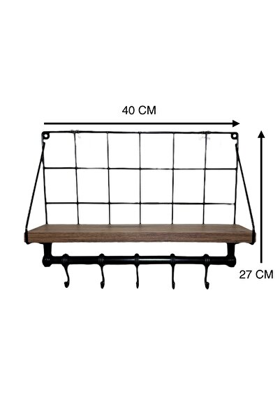 SAY HOME YAPIŞKANLI ASKILI METAL RAF