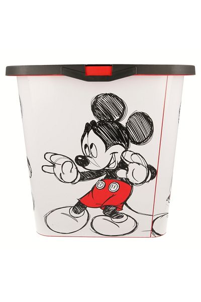Mickey Mouse Storage box, plastic, with lid, 23 L, multicolor, 40x27x29 cm, Mickey Mouse, Disney