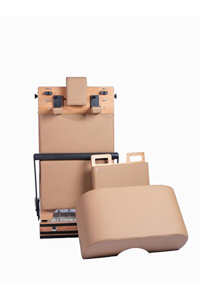 FOOT PİLATES EKİPMANLARI Katlanır Reformer (BEYAZ)