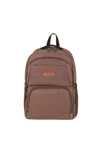 barberri Canvas Fabric Daily School and Backpack with 4 Compartments and Laptop Compartment