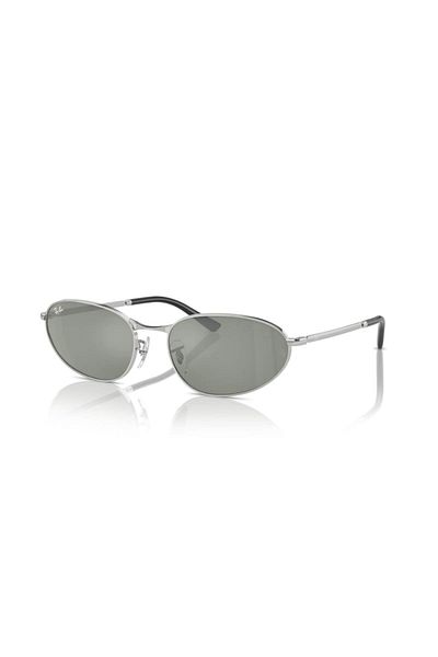 Ray-Ban Ray Ban Unisex Irregular Sunglasses- Rb 3734 - Lense Size:56mm - Silver