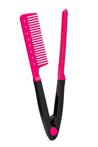 Roesıa Rose Cosmetics Rose Washable, Folding Hair Straightener Tong Comb