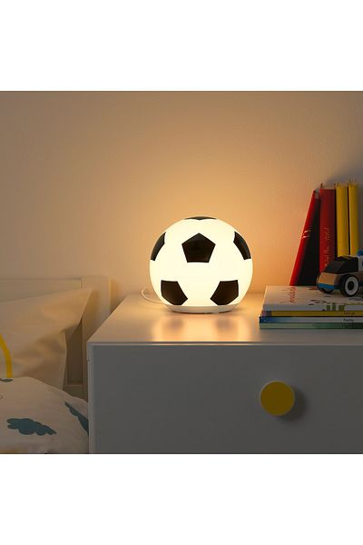IKEA ÄNGARNA LED Table Lamp, Football Pattern