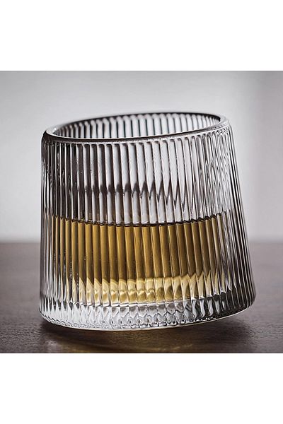 OEM Pahar Rotating Vertical, 160 ml, transparent, 8 x 7.3 x 7.8 cm, compact si usor de manevrat