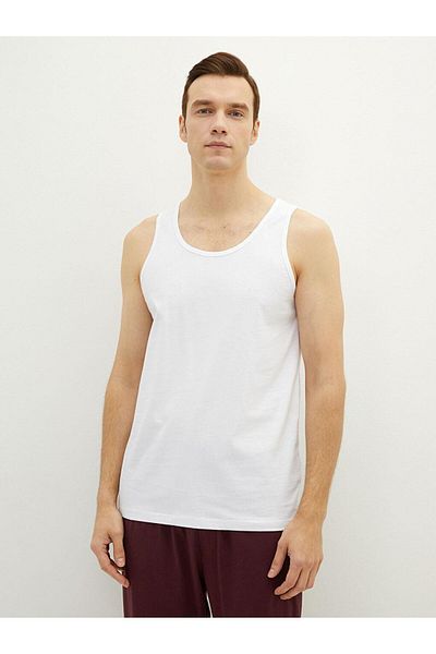 LC Waikiki Tricou pentru bărbați din bumbac de bază cu decolteu în U, pachet de 2 (S2)