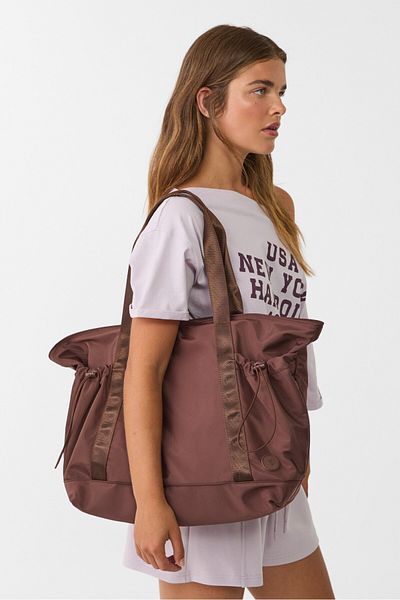 Stradivarius Fabric tote bag