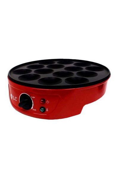 DLC Mini Pancake Maker 1000W 1000.0 W DLC-38242 Red/Black