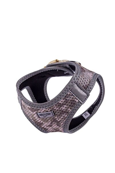 Doggie Havalı Dokuma Reflektörlü Küçük Irk Göğüs Tasması Camo 26-30 cm(ARG-2XS)