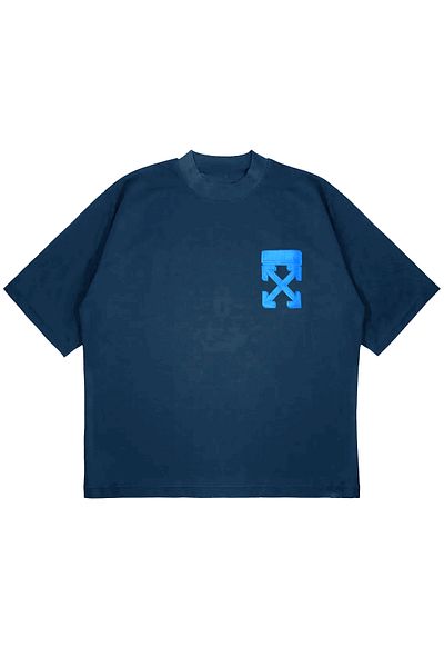 SELF CONTROL Μπλουζάκι με σαπούνι Off-White με τυπωμένο λογότυπο Unisex 100% βαμβακερό παχύ ύφασμα που αναπνέει