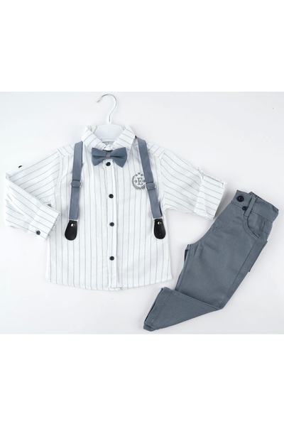 Mc Emirix Kids Wear Set of 2 with Slope with Embroidered