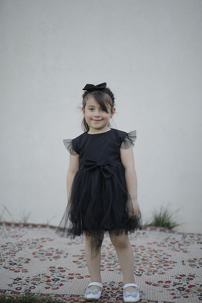 LastingBeauty Tulle Female Child Dress Children's Clothing Tulle Buckle Skirt Suit