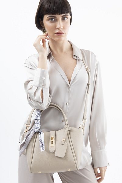LuviShoes BYN2347 Πέτρινη γυναικεία τσάντα