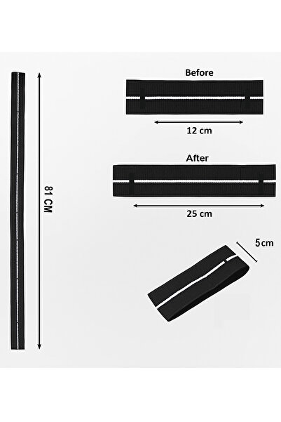 GAZELMANYA 8-ступенева гумова стрічка для опору Ступінчаста стрічка для пілатесу Стрічка для опору Стрічка для йоги Стрічка для розтягування Пілатес