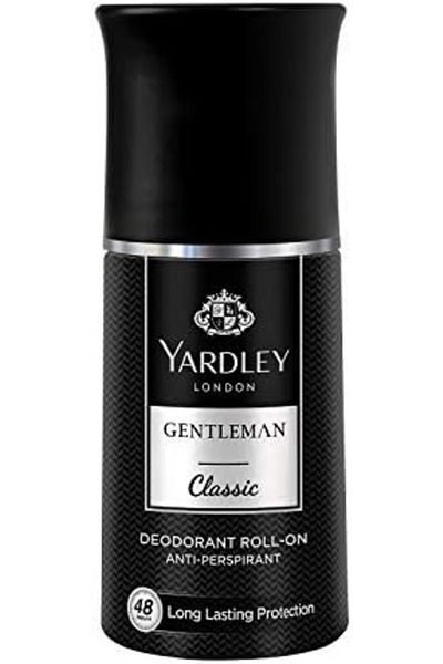 Yardley London Gentlemen Classic Roll-On Deodorant, 50ml, Refreshing for Men