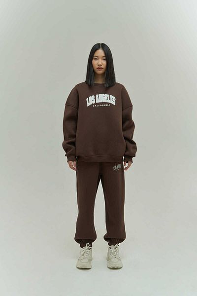 MAİ COLLECTİON Σετ αθλητικής φόρμας Mcllctn Los Angeles Brown