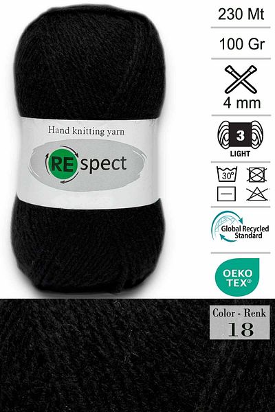 Respect 100gr-230mt Μαλακό Ακρυλικό Μαλλί- Baby Yarn- 18