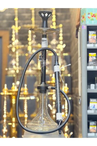 DR KARAM HOOKAH Siyah nargile çelik Nargile Takımı