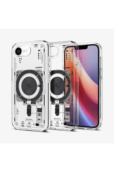 Spigen Ultra Hybrid MagFit designed for iPhone 16E case cover [MagSafe compatible] (2025) - Neo One