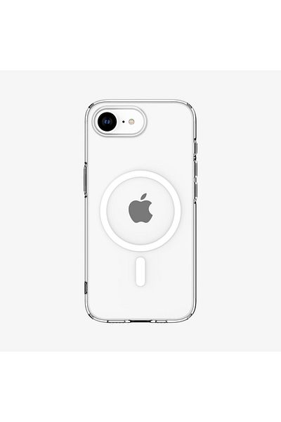Spigen Liquid Crystal MagFit for iPhone 16e case cover (2025) [MagSafe compatible] - Clear White