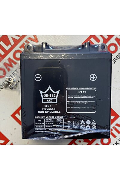 ORTEC 12N5 12V 5Ah Motosiklet Aküsü
