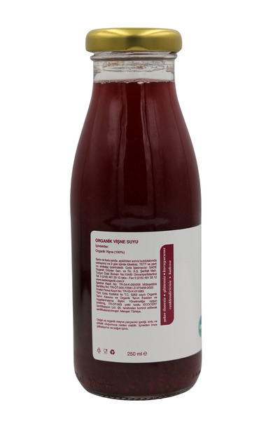Sade Organik Organik Vişne Suyu 250 ml. 2'li Paket