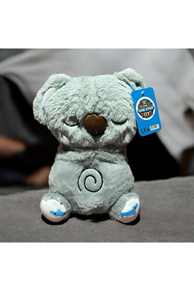 onestophub Koala nefes alabilen uyku arkadaşı 30 cm müzikli nefes alan tam fo...