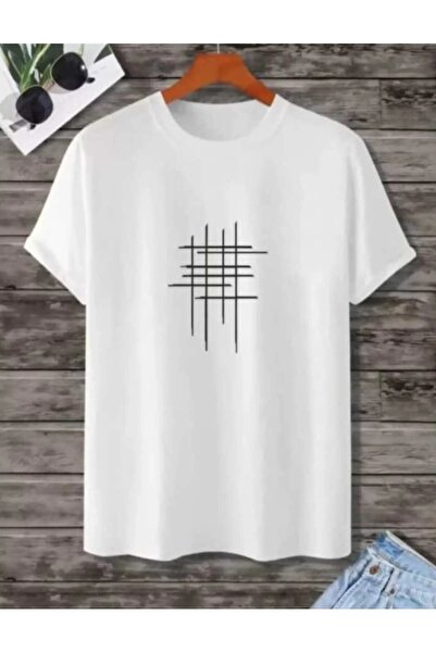 BEHLIVE Unisex Štampano bela T-shirt