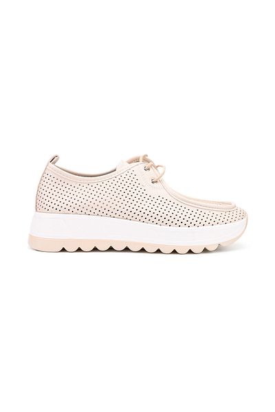 Tmall Women's casual shoes, Made of eco-leather, P1283, Beige
