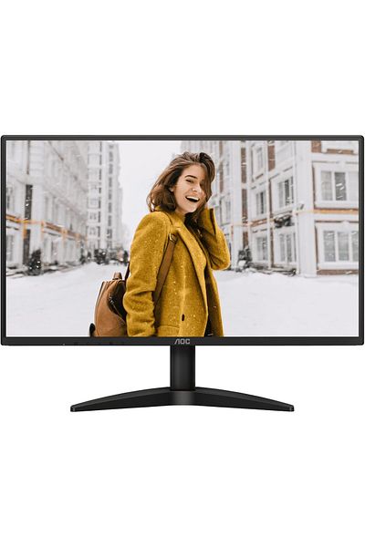 Aoc شاشة ألعاب 25B36H مقاس 24.5 بوصة FHD IPS - 100 هرتز، وقت استجابة 1 مللي ثانية، مزامنة تكيفية، تصميم بدون إطار