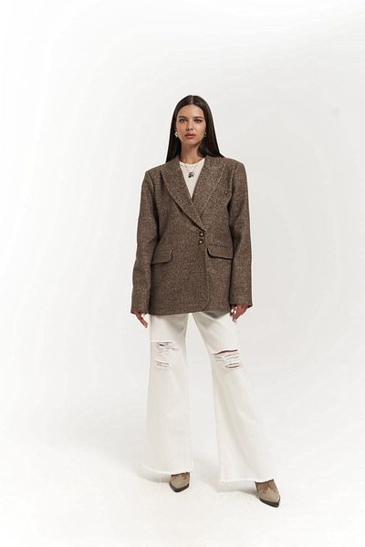 MAİ COLLECTİON Anika Brown Blazer