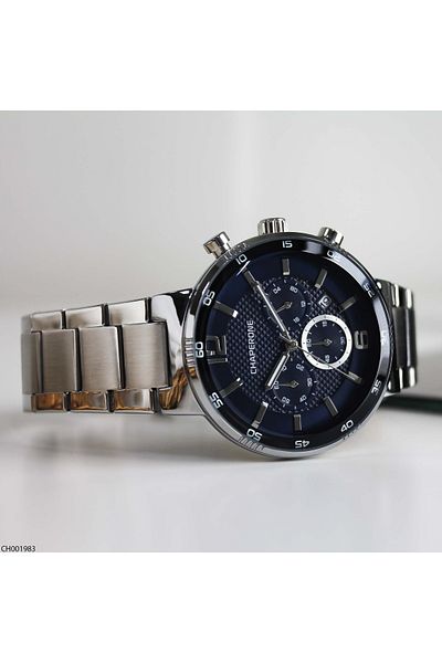 Chaperone Ch 001983   Men's Wrist Watch with Steel Cord