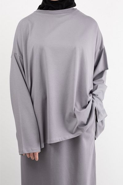 Vauva ΦΑΡΔΙ ΜΑΚΡΥΜΑΝΙΚΟ OVERSIZE TSHIRT 25541