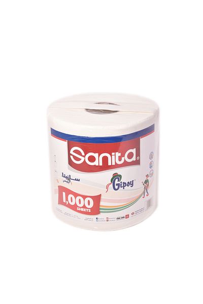 Sanita Roll Tissues - 1000 Pieces (1 Roll)