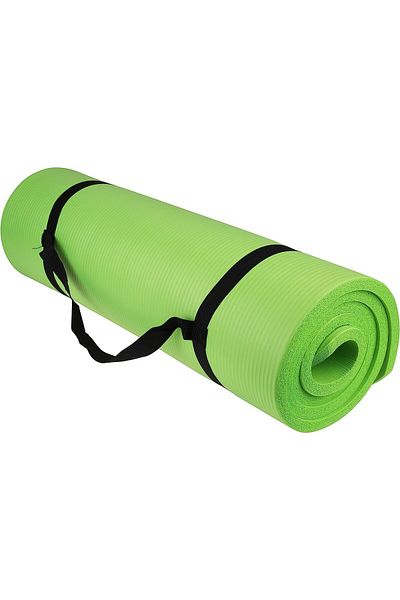 BUNCA 8 mil thick high density yoga exercise mat with comfort foam for exercise and yoga