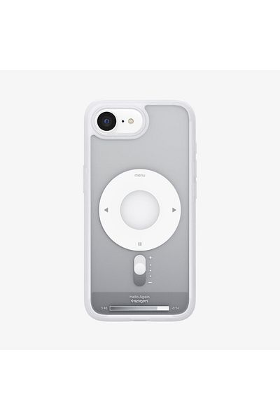 Spigen Ultra Hybrid MagFit for iPhone 16e case cover [MagSafe compatible] (2025) - Classic Silver