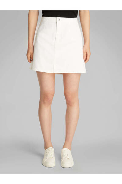 Calvin Klein Kadın Mavi A Kesim Etek