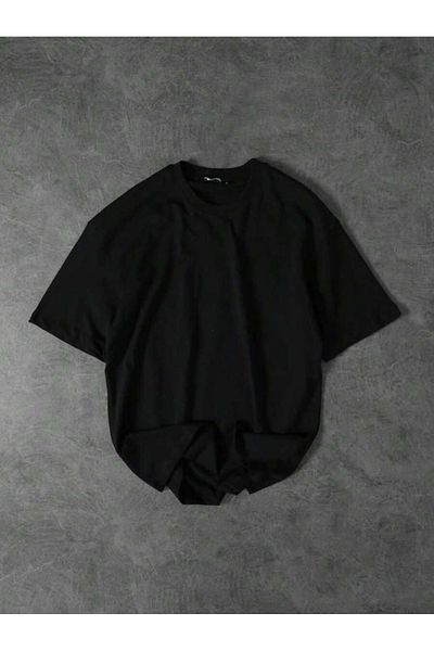 KAPHONE Men's Oversize Cotton Back Pattern Printed T-Shirt