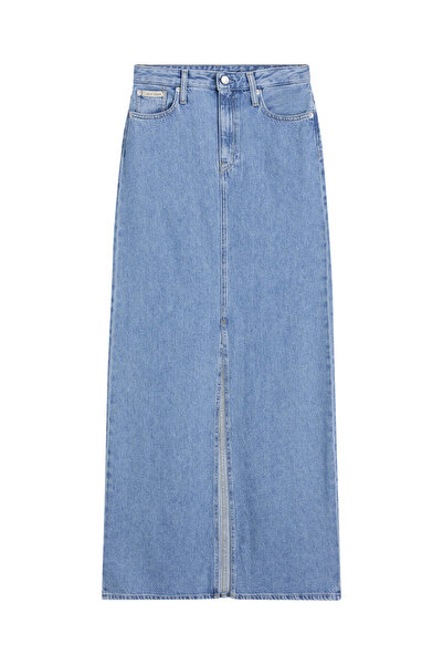 Calvin Klein A-LINE MAXI DENIM SKIRT