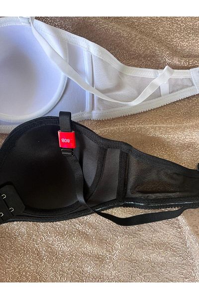 MEBA Unfilled, Underwire, Wired, Removable and Adjustable Strap Anti-Slip Piping 2-Piece Bra - 3314