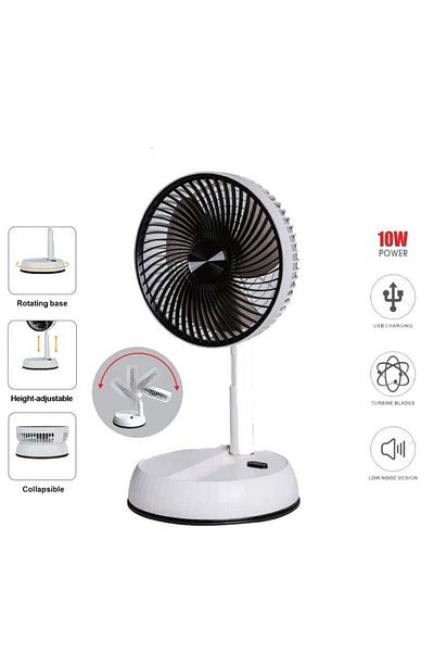 DLC Folding Wireless Fan 31059 White