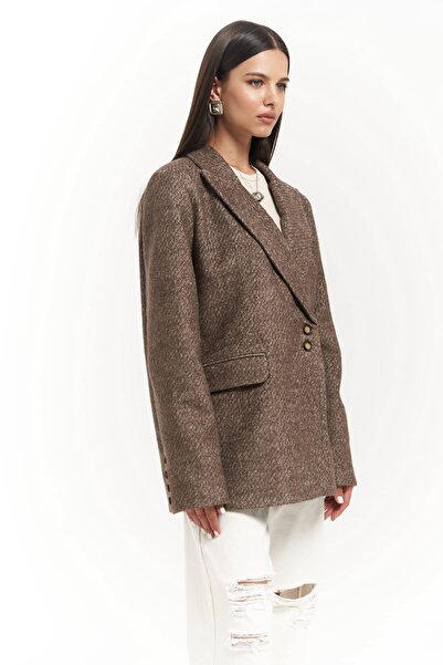 MAI STUDIOS CO. Anika hnědé sako